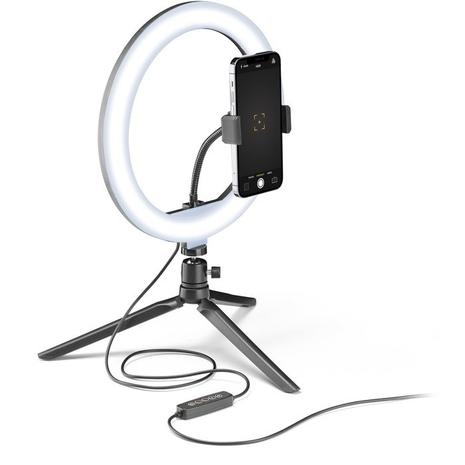 Cellularline Selfie Ring 10' multicolor LED-rengasvalo