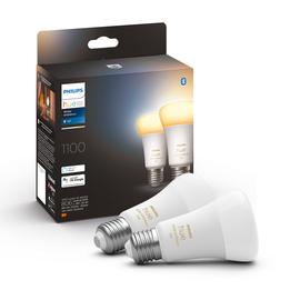 Philips Hue White Ambiance E27, bluetooth/Zigbee-lamput 8,5 W, 2 kpl