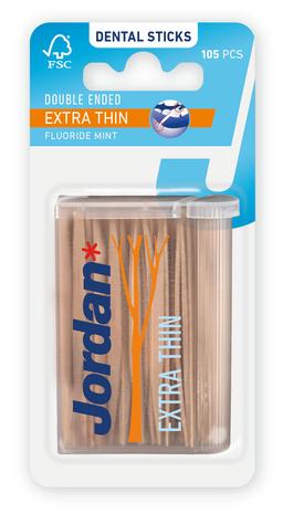 Jordan Double-ended Extra Thin 105 kpl hammastikku