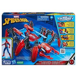 Marvel Spider-Man Crawl 'n Blast Spider Ajoneuvo + Figuuri