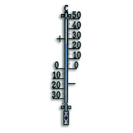 Termometerfabriken 424 metalli 44cm, ulkolämpömittari