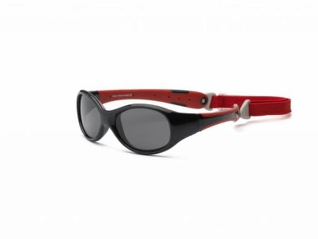 Real Kids Shades musta/punainen aurinkolasit