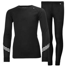 Helly Hansen HH Lifa, setti, junior, musta