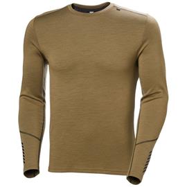 Helly Hansen Lifa Merino Midweight Crew, miehet, ruskea