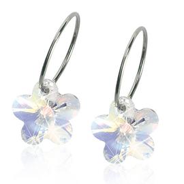 Blomdahl Blomdahl Flower Rainbow Korvakorut, natural titanium 12mm