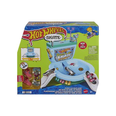 Hot Wheels Skate Flush & Go Skate Bowl – kuva 1/8