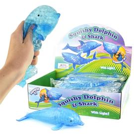 Squeeze Dolphin 18 cm puristeltava delfiini tai hai