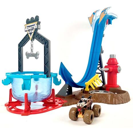 Monster Jam 1:64 Mud Blasters Dunk Tank Playset autorata