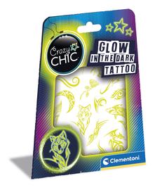 Clementoni Crazy Chic Glow in the dark Tattoo