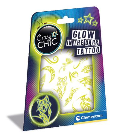 Clementoni Crazy Chic Glow in the dark Tattoo