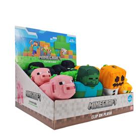 Minecraft: Clip-On Plush (13cm) (Satunnainen) GADGET