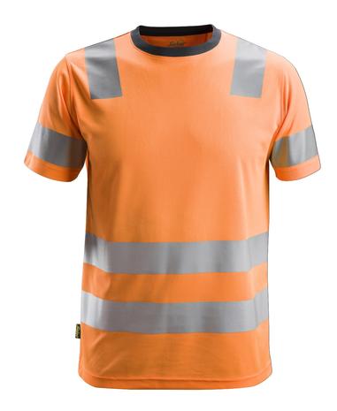 Snickers 2530 AllroundWork T-paita huomiovaate, keltainen L