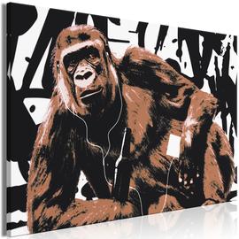 Kuva - Pop Art Monkey (1 Part) Narrow Brown