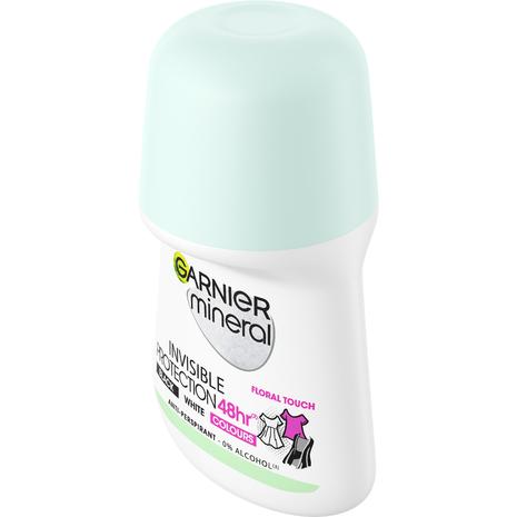 Garnier Mineral Invisible Black,White&Colors 50 ml roll-on deodorantti – kuva 1/8