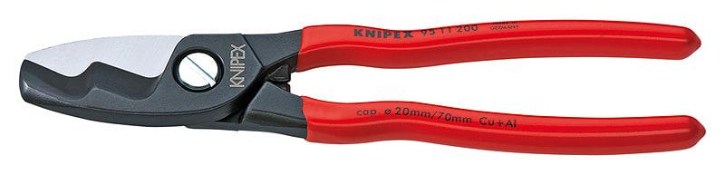 Knipex 200 mm kaapelileikkuri – kuva 1/8