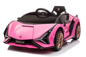 Azeno Lamborghini Sian pinkki 12V sähköauto