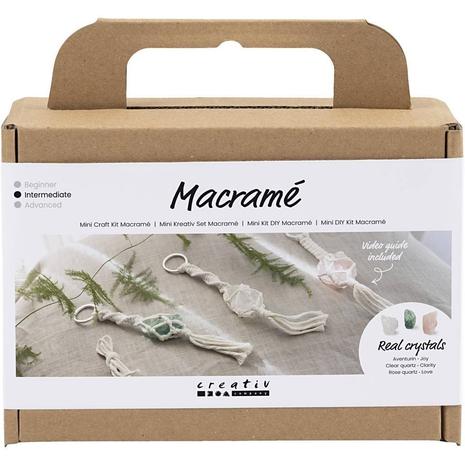 Creativ Company Avaimenperät makramee mini askartelusetti