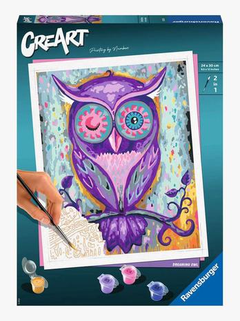Ravensburger CreArt Dreaming Owl Maalaussetti