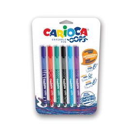 Carioca Oops 6 kpl poispyyhittävä mustekynä