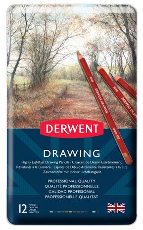 Derwent Drawning 12 kpl piirrustuskynä – kuva 1/8