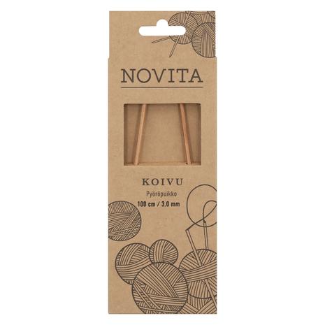 Novita pyöröpuikot koivu 100cm