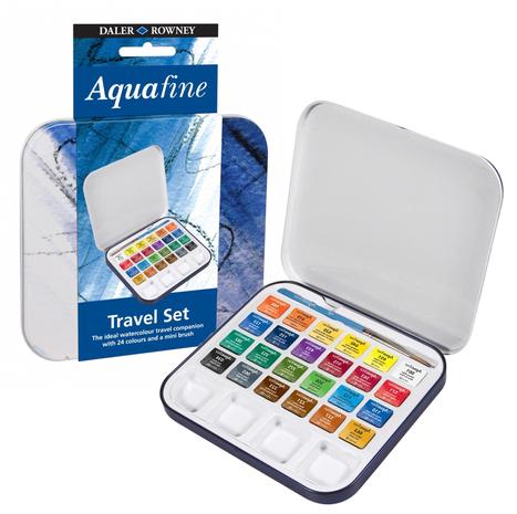 DR Aquafine 24kpl akvarelli matkasetti