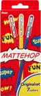Pentel K110-V7STA MATTEHOP Gel Roller 1mm ORIGINAL Set