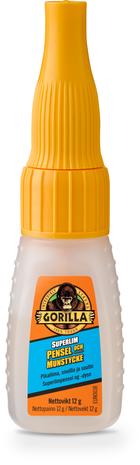 Gorilla Super Glue Brush & Nozzle 12g pikaliima