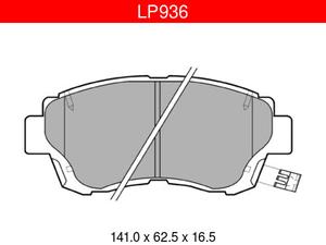 Delphi LP936 ABS Lexus / Toyota etujarrupalasarja