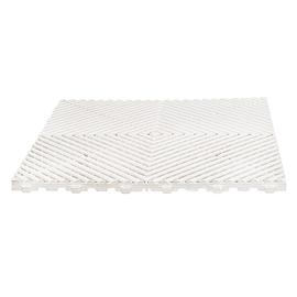 SteyrTek 40x40cm 10x30 kpl Snow White lattialaatta