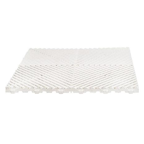 SteyrTek 40x40cm 10x30 kpl Snow White lattialaatta