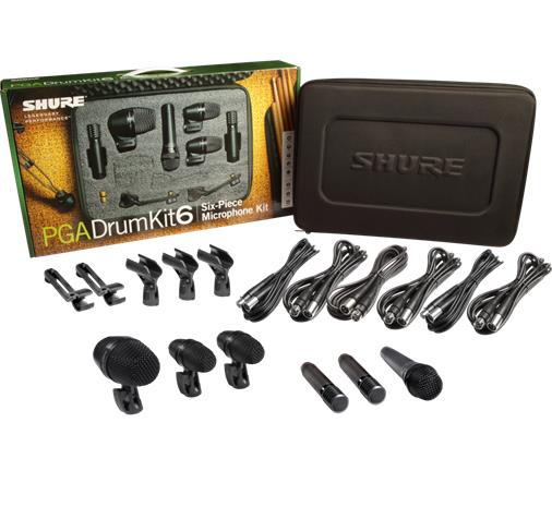 Shure PGADRUMKIT6, rumpumikrofonisetti