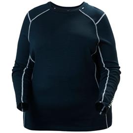 Helly Hansen Lifa Merino Midweight Crew Plus, naiset, navy
