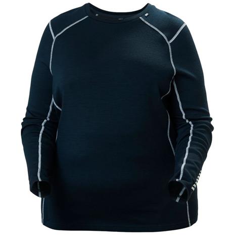 Helly Hansen Lifa Merino Midweight Crew Plus, naiset, navy