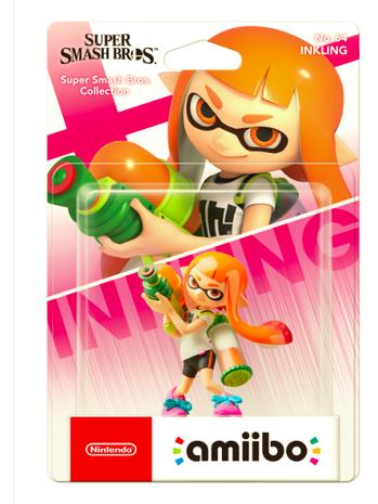 Amiibo Splatoon Collection - Inkling Squid, hahmo
