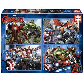 Educa Multi 4 Avengers, 50-80-100-150