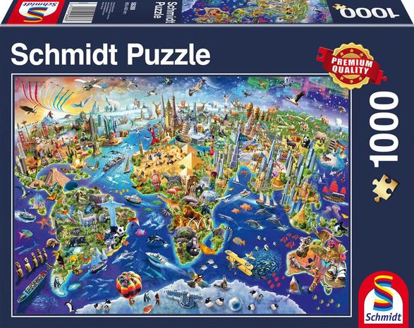 Schmidt Discover the World 1000p palapeli – kuva 1/4