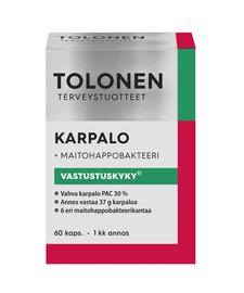 Tolonen Karpalo + Maitohappobakteeri, ravintolisä 60 kaps.