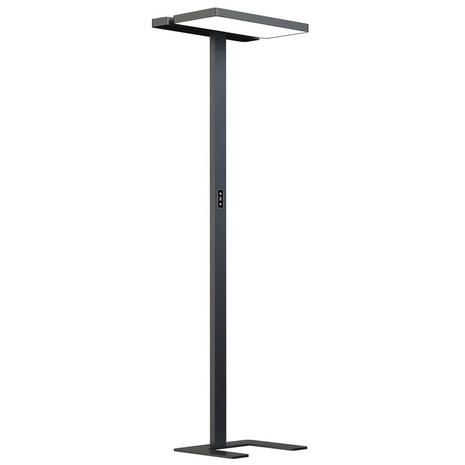 Arcchio Aila LED-toimistovalaisin, musta, päivänvaloanturi