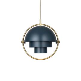 Gubi Multi-Lite Riippuvalaisin ä˜25,5 cm, Messinki/Midnight Blue