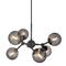 Halo Design - Atom 6 Riippuvalaisin Black/Smoke – kuva 1