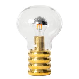 Ingo Maurer Bulb Brass -LED-pöytälamppu, messinki