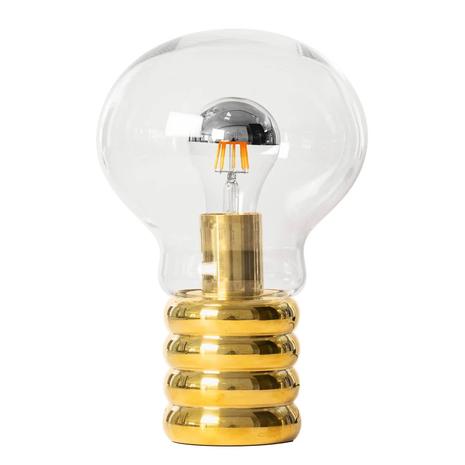Ingo Maurer Bulb Brass -LED-pöytälamppu, messinki