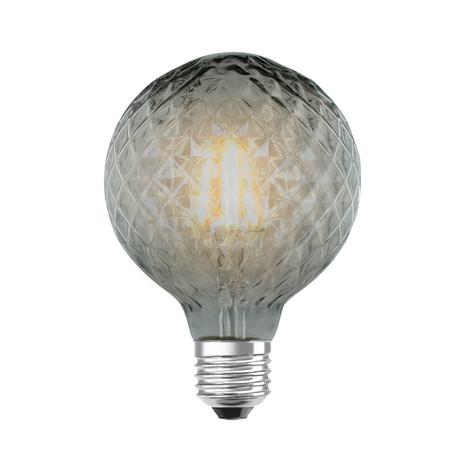 Lucande LED-lamppu E27 G95 4W 1800K himmen. smoke