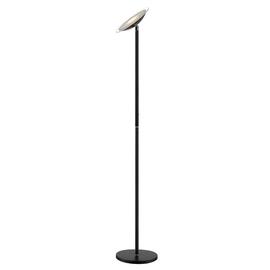 Musta LED-lattiavalaisin Malea
