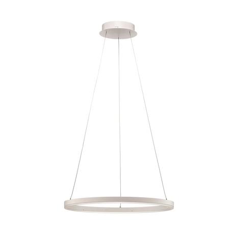 Arcchio Albiona -LED-riippuvalo valkoinen, 60 cm