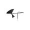 Nemo Lighting - Lampe de Marseille Seinävalaisin Black – kuva 1