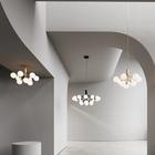 Nuura Apiales 9 Kattokruunu Satin Black / - Kattolamput Lasi Opal - 2051003
