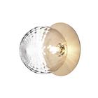 Nuura Liila 1 Seinä-kattovalaisin 255 Mm Nordic Gold / - Kylpyhuoneen valaistus Lasi Kirkas - 2046005