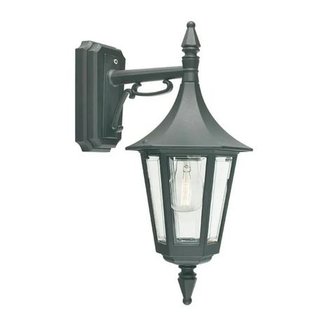 Norlys Rimini 2591 Seinävalaisin E27, IP54 Musta